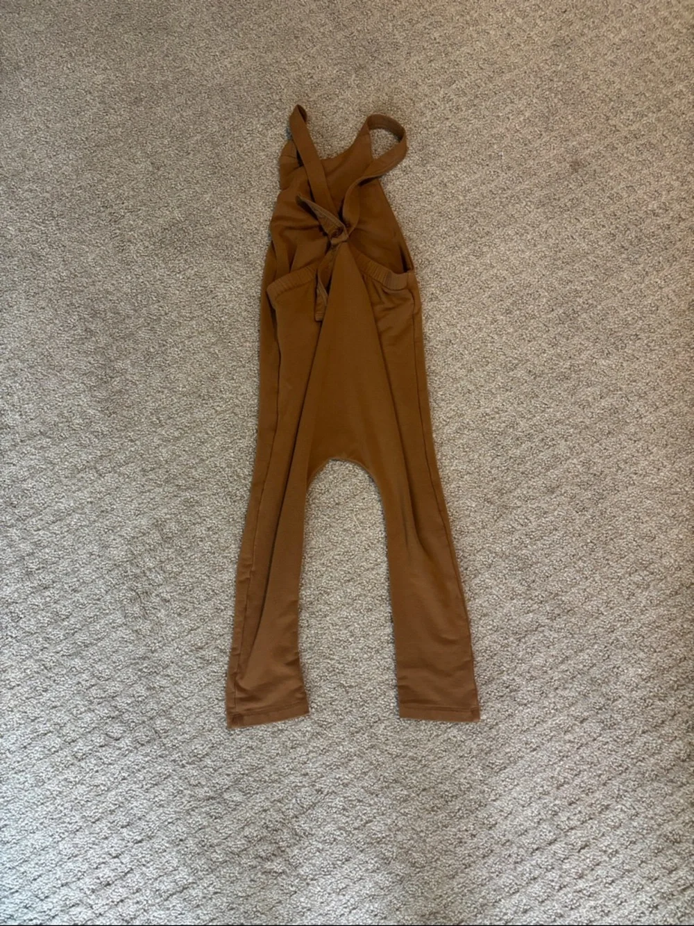 Rust Knit Overalls - Picture 2 of 4